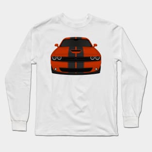 Challenger Red2 + Stripes Long Sleeve T-Shirt